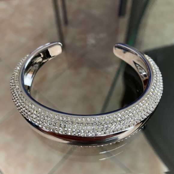 SWAROVSKI Pebble Cuff Crystal Bracelet - Picture 2 of 14